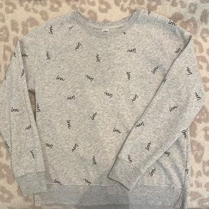 Old Navy Love Sweatshirt